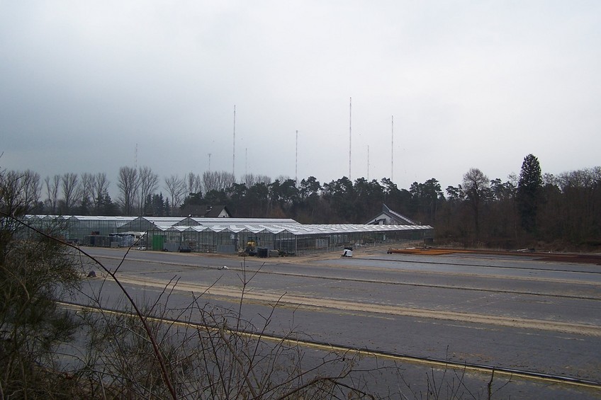 Mainhausen - masts of the DCF77 longwave time signal radio station