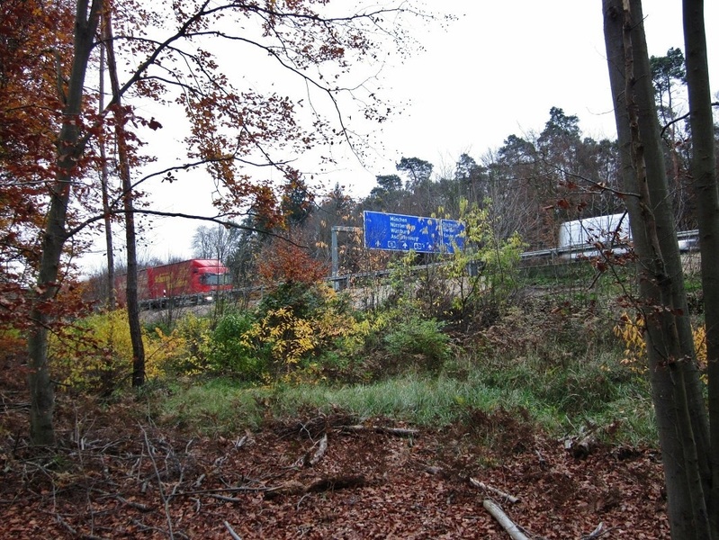 Trucks passing on the highway