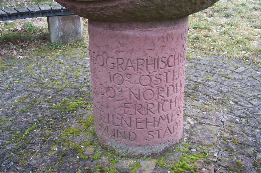 Confluence monument - detail