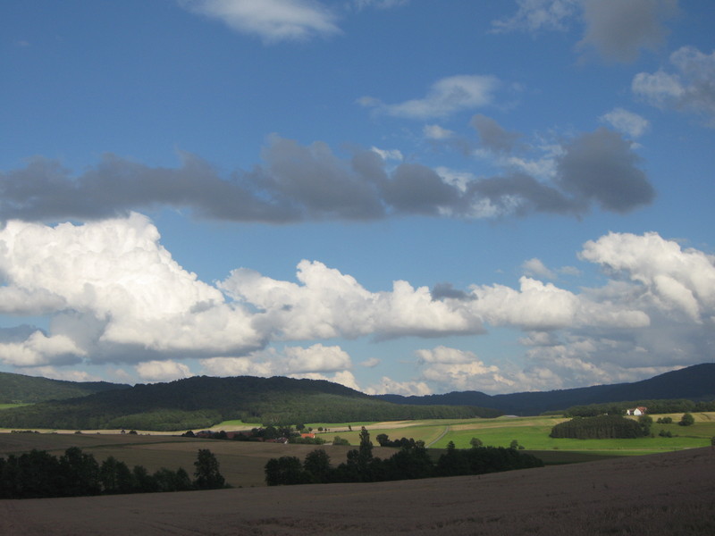Landscape view from CP site (view to north east)