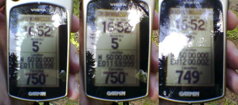 GPS readings