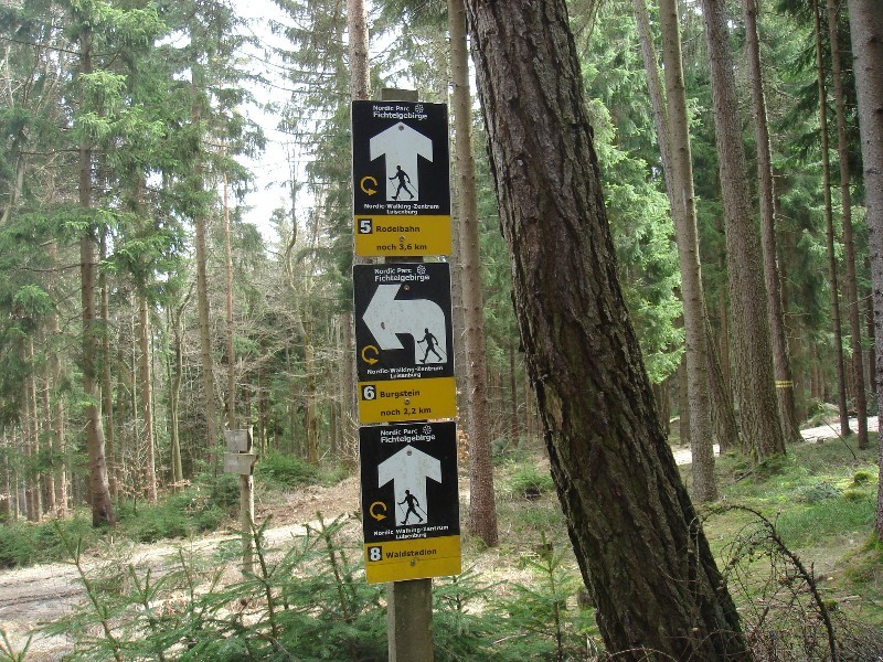 Possible for Walking Tours / Viele Wandermöglichkeiten im Fichtelgebirge