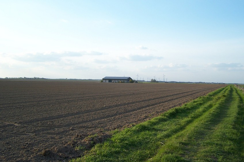 View towards NW from the confluence