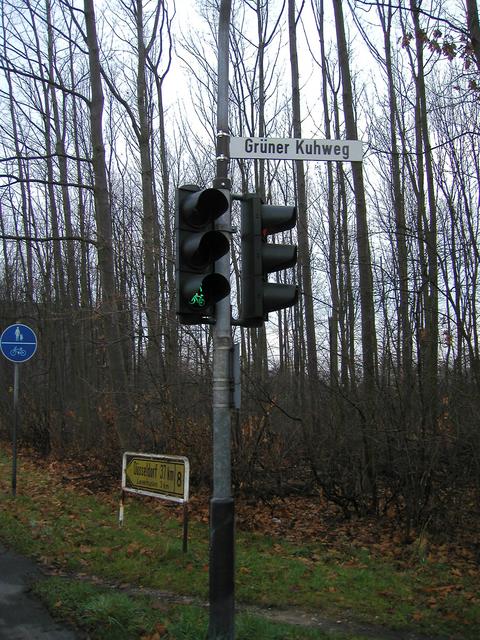 The agricultural road I used to walk in