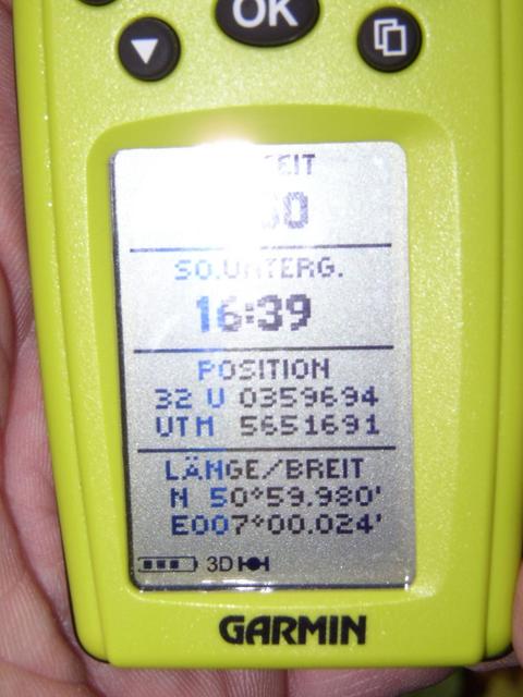GPS-Anzeige - GPS display