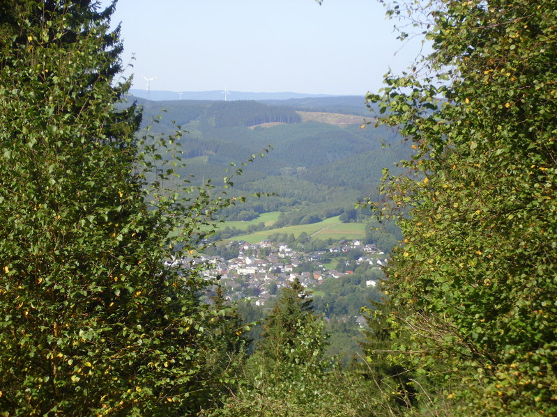 Littfeld seen from the Kindelsberg