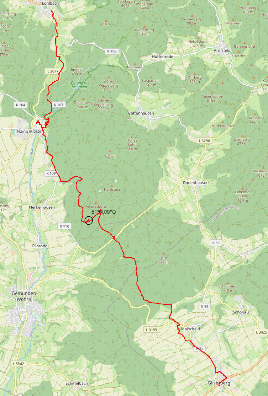 Bild 3 - Route IST gelaufen