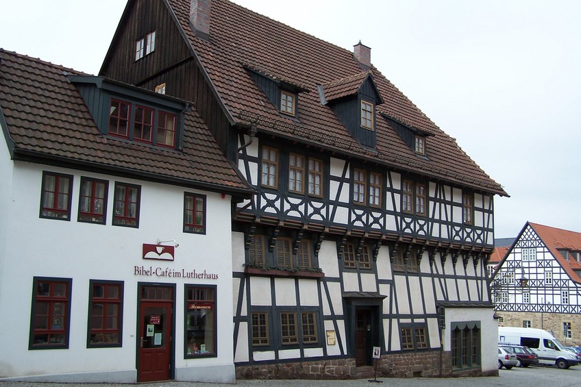 Eisenach - Lutherhaus - Martin Luther lived in the house of the Cotta family during his school years 1498 - 1501