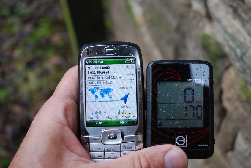 gps mouse and samrtphone