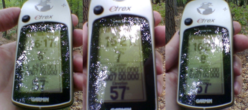 GPS readings