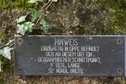#7: A plaque noting the confluence point (about 175 meters away)