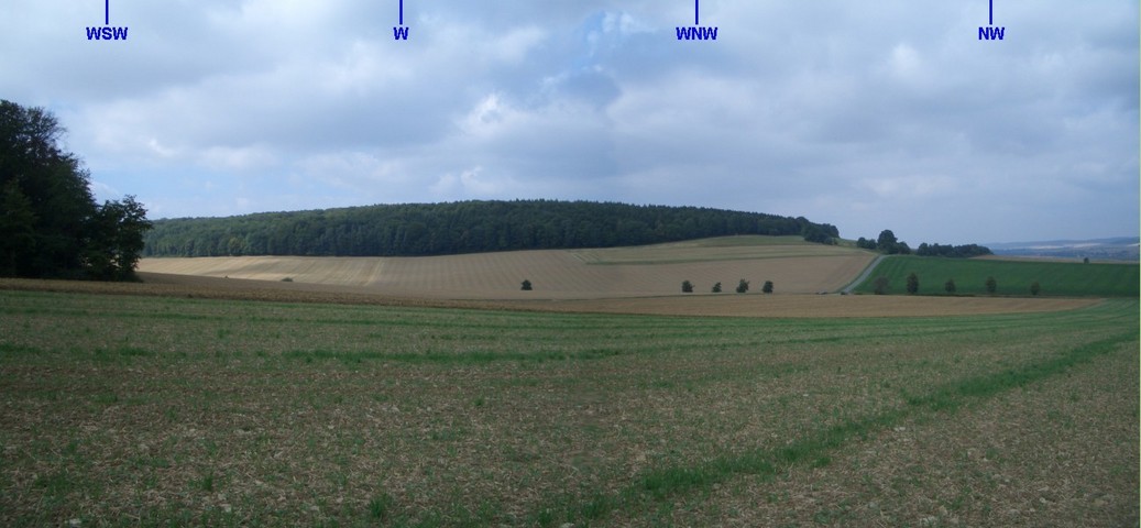 Panorama WestSouthWest to NorthWest