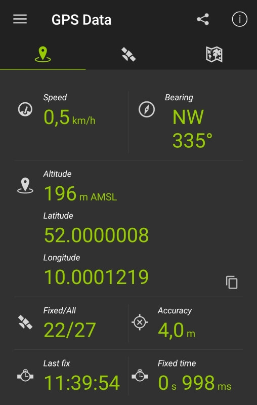 Smartphone GPS app