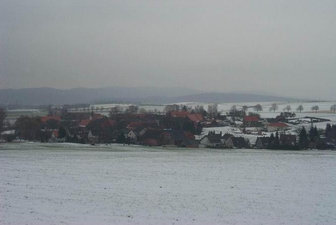 Aussicht vom Confluencepunkt / View NNE from the Confluence Point