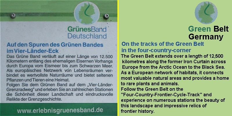 Green Belt information table