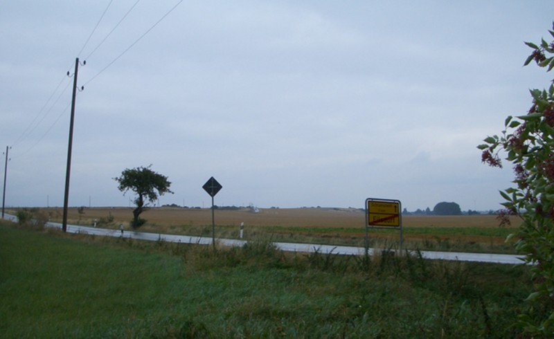 2 The confluence area seen from the car.