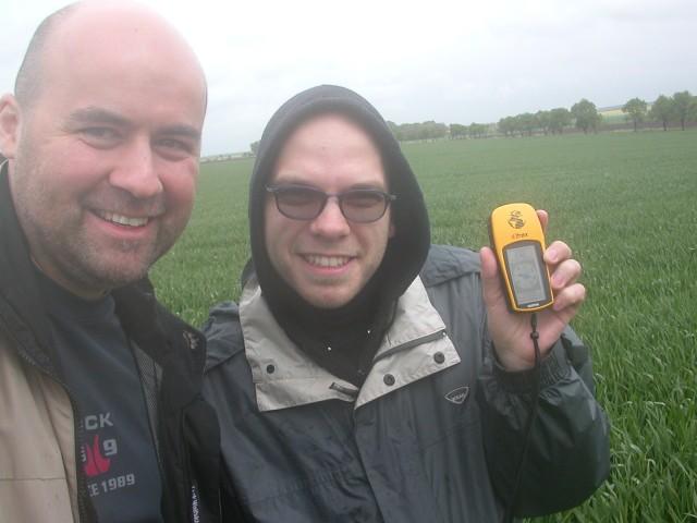 Thomas and Jörg at the confluence