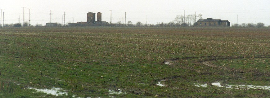 CP viewed from E old station and wet field