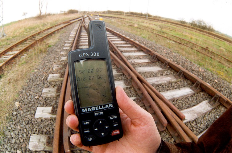 GPS view NE along railway