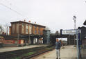 #5: Patrick at the train station after a successful visit.