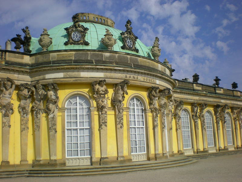 Potsdam : The "Sans Souci" Castle