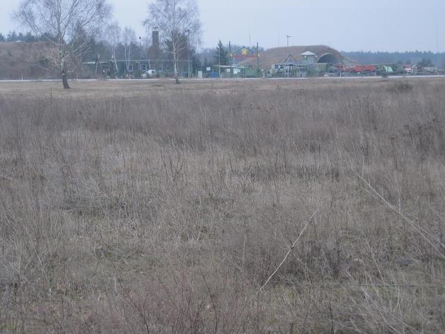 view to the east and former military airport