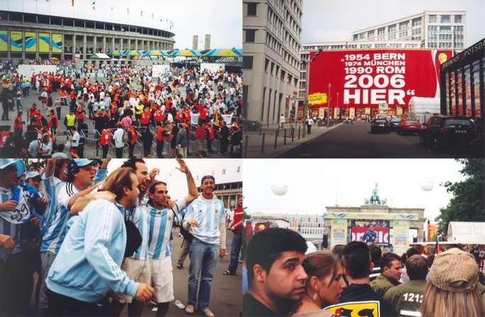2006 Soccer World Cup in Berlin - Olympiastadion and Fan Fest at Brandenburg Gate