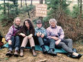 #3: insolating-mat-group-photo, CP view W, embankment of the bridge on upper picture border