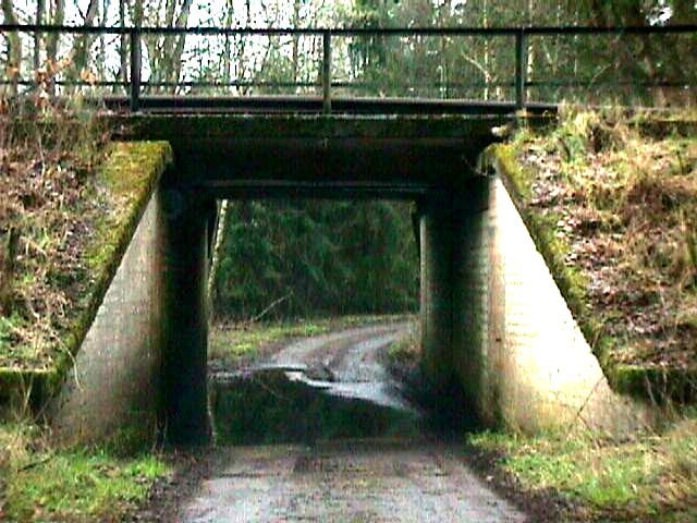Small railway tunnel