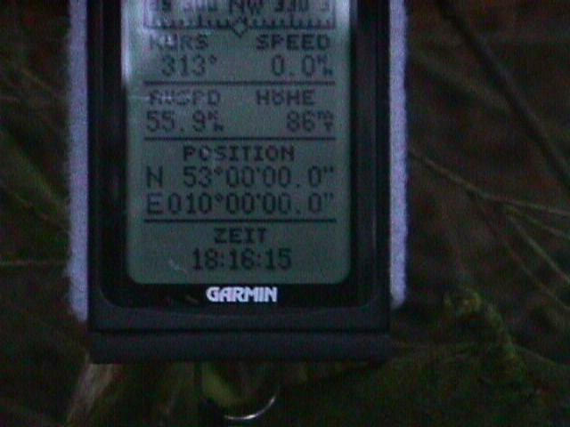 GPS reading