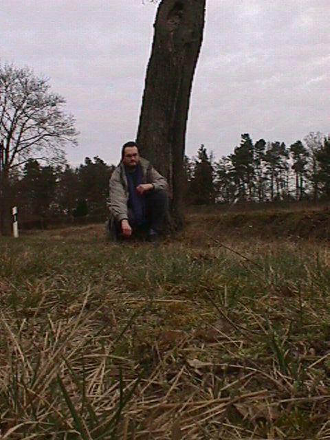 Me at the tree