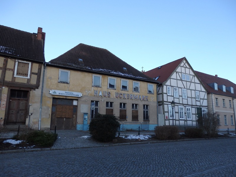 Renovated and unrenovated houses