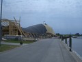 #10: The Whale building under construction.
