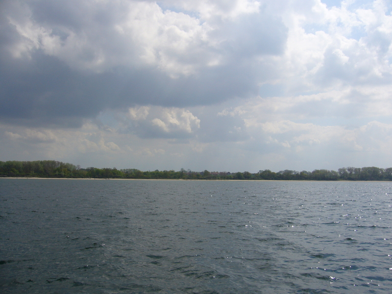 View south towards the coast of Mecklenburg