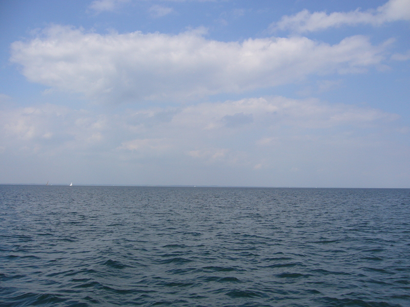 View north: other side of the Bay of Lübeck barely visible