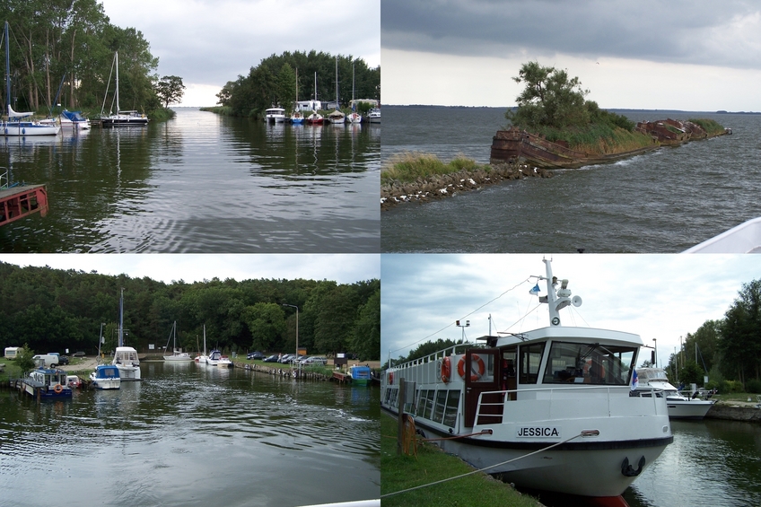 Harbour of Stagnieß and M/S Jessica