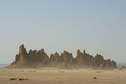 #16: Limestone 'range' near the shore of Lake Abhé