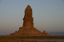 #18: Limestone 'chimney' at sunrise at Lake Abhé