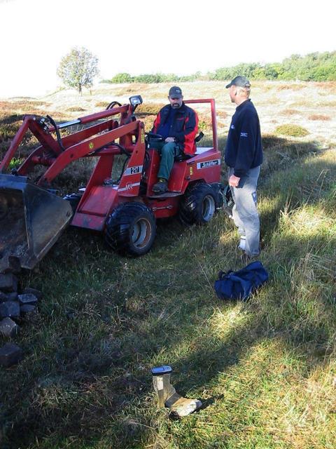 Paving stones dumped to build new CP-WGS84 monument