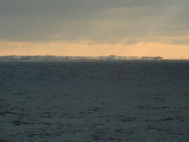 the Polish coast seen from the confluence