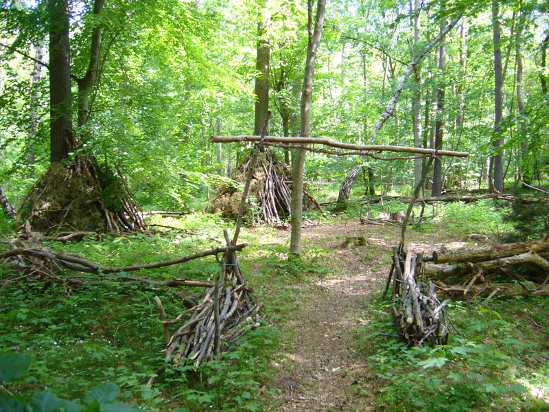 Camp few metres west of the CP