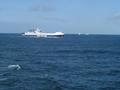 #6: A ferry overtaking Captain Peter in the Skagerrak