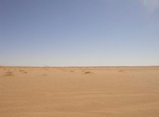 #1: East view, flat gravel terrain