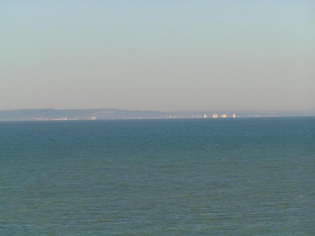 View SSW - Oil storage tanks at Arzew's oil terminal