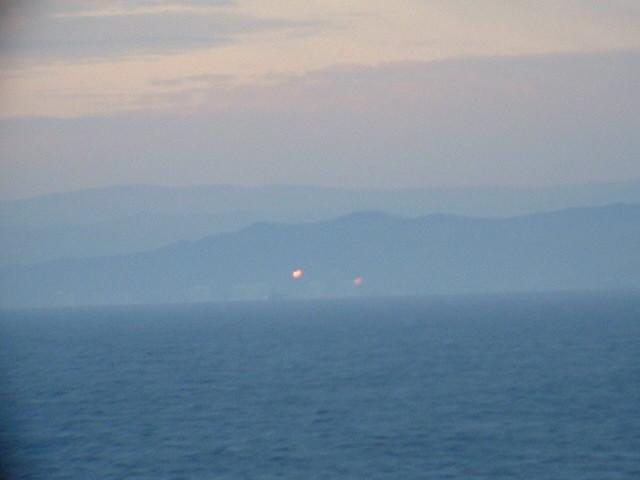 A view towards Skikda in the morning twilight