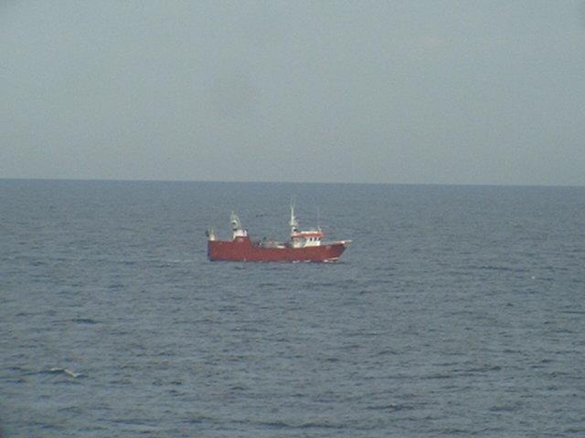 An Algerian trawler in the Golfe de Annaba