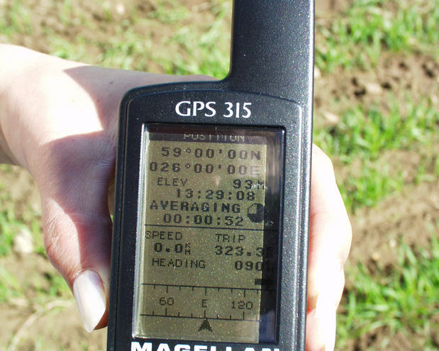 GPS reading