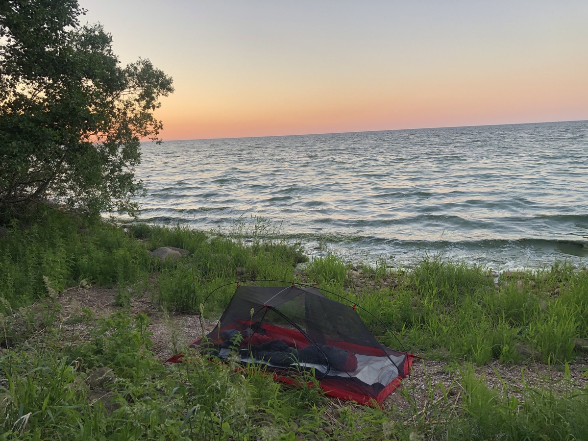 Camping at Lake Peipus