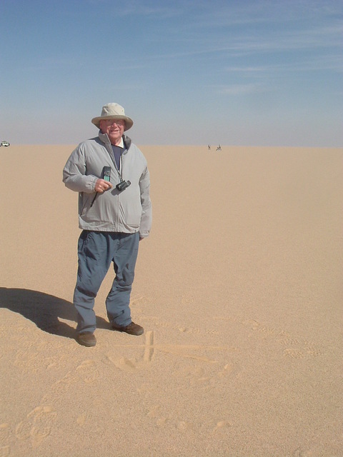 Yours truly after photographing the support team