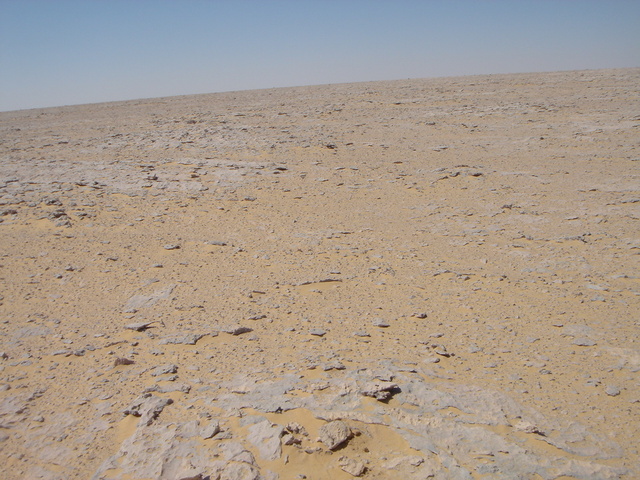 General view of the point showing the roughness of the terrain